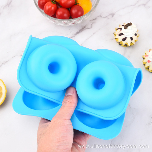 6-Cavity Donut Round Disc Mold for Baking